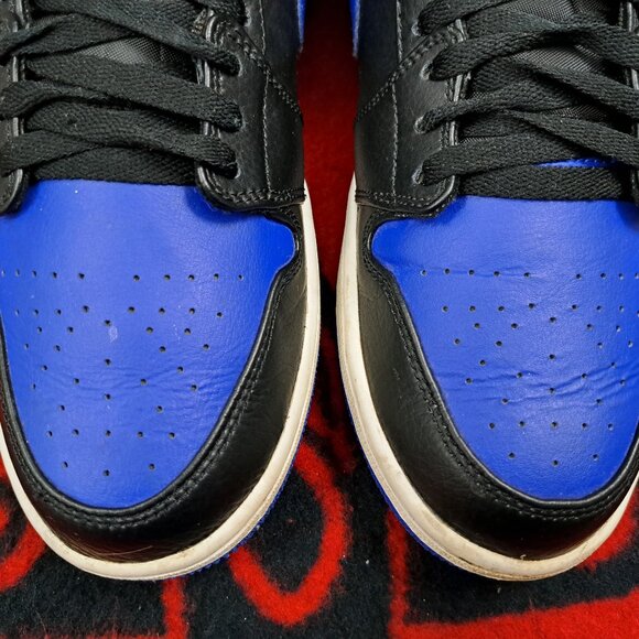 %SIZE 9.5 MEN NIKE JORDAN 1 MID ROYAL 554724-068 AJ18 main image 5